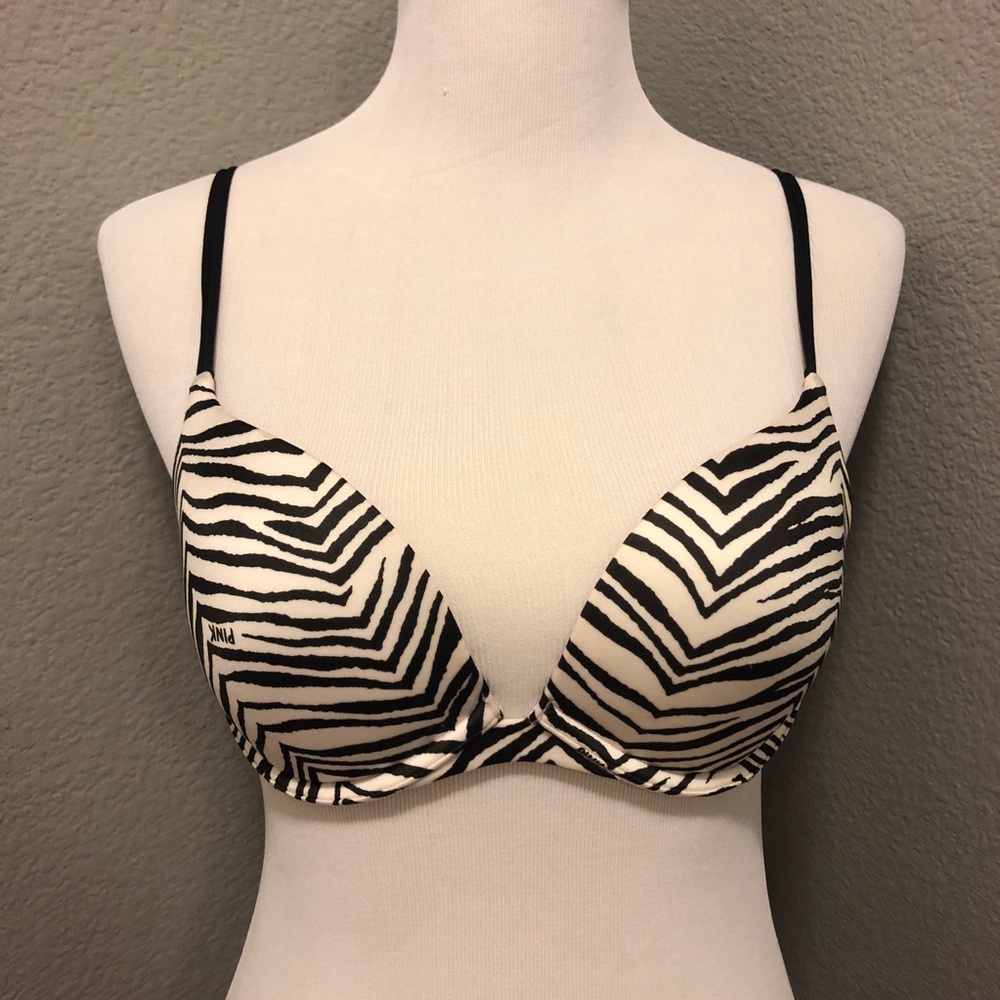 Victoria’s Secret PINK Zebra Push-Up Bra